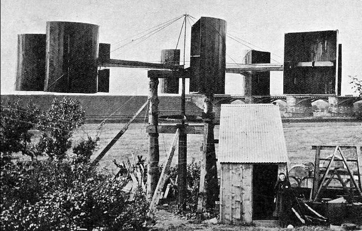 The first electricity generating windmill built by James Blythe.
