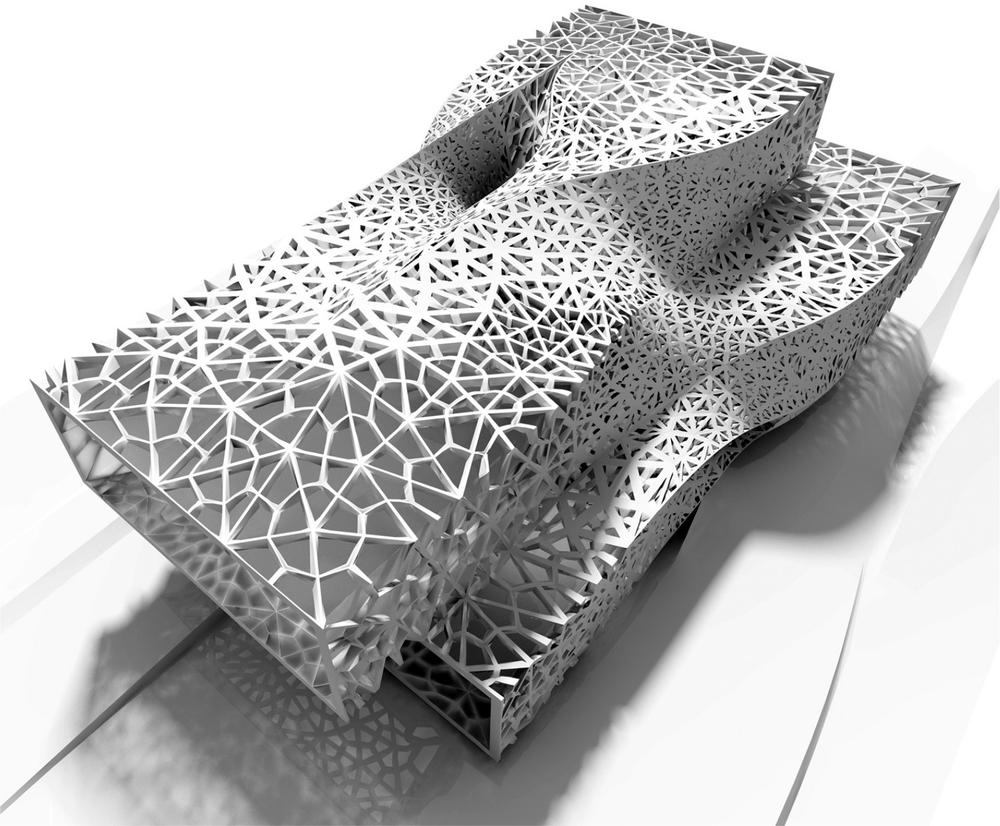 Physical SLS Model of Skin Network.