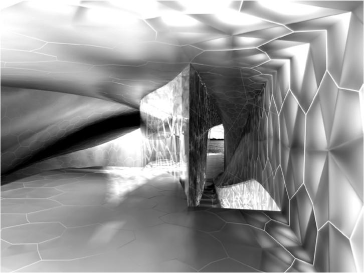 An image of interior phase change fluctuation.