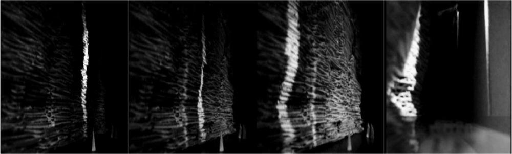 Images of light installations.