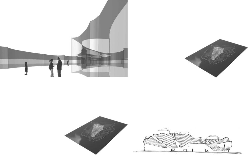 Models and abstract shapes.