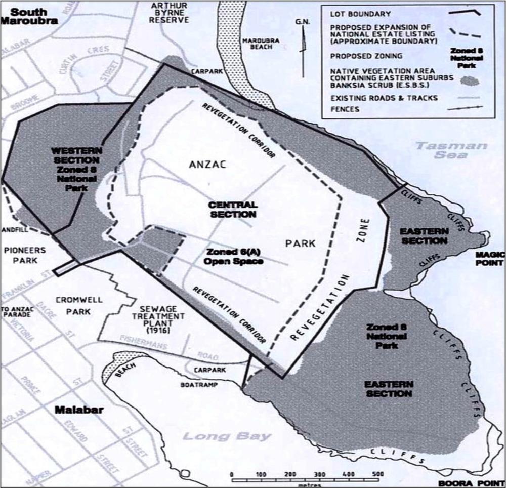 A map of the NSW Department of Environment and Planning.