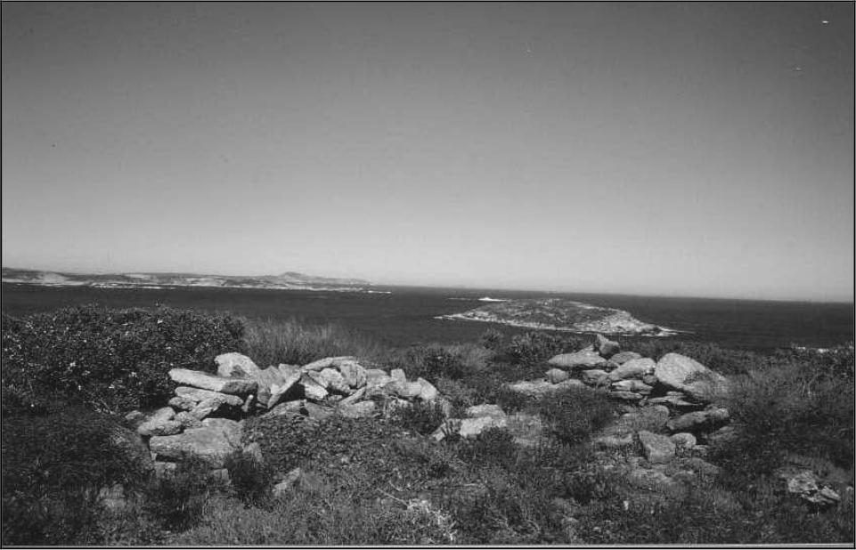Black and white photograph of Barrier Anchorage look-out.