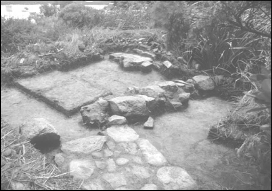 Image of view looking north-west over Structure one