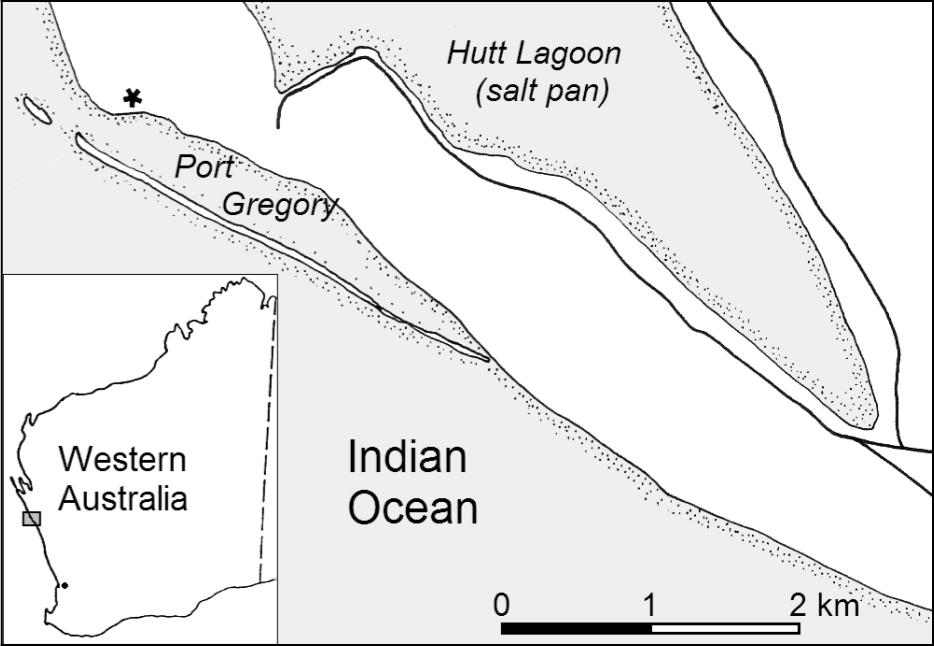 Map of Port Gregory Location