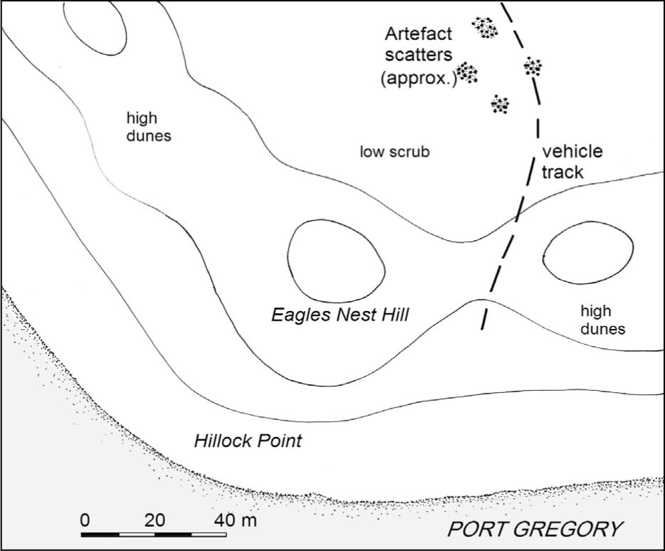Map of Port Gregory Site Plan.