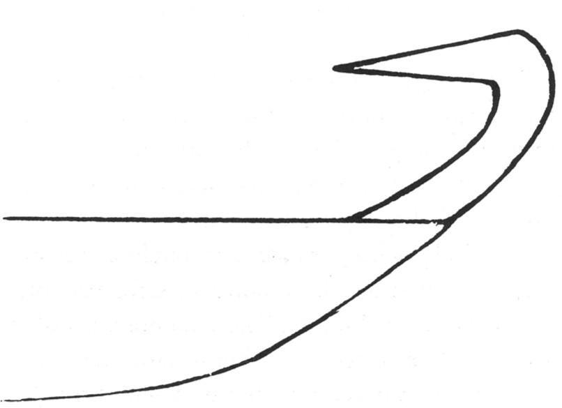 A sketch of a prow.