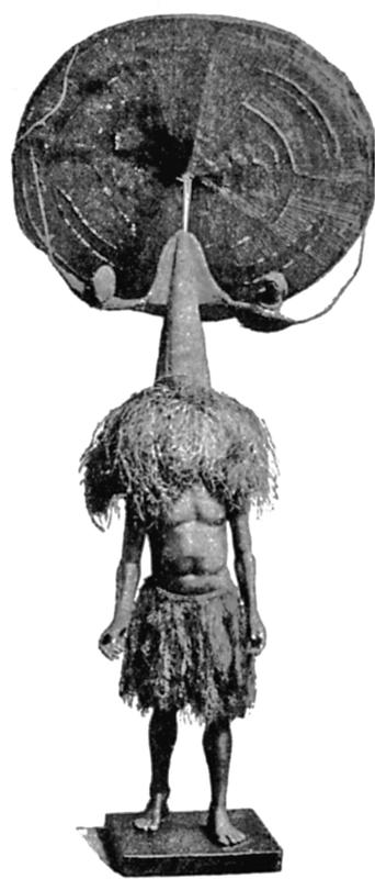 Black and white image of a mask from Cape Orford.