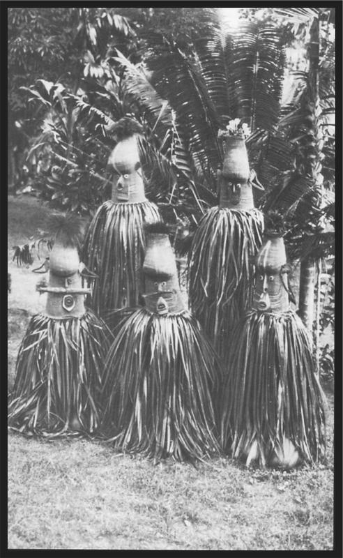 Black and white image of the gifu mask.