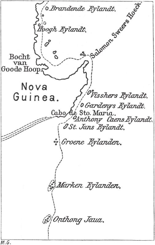 Tasman's chart.