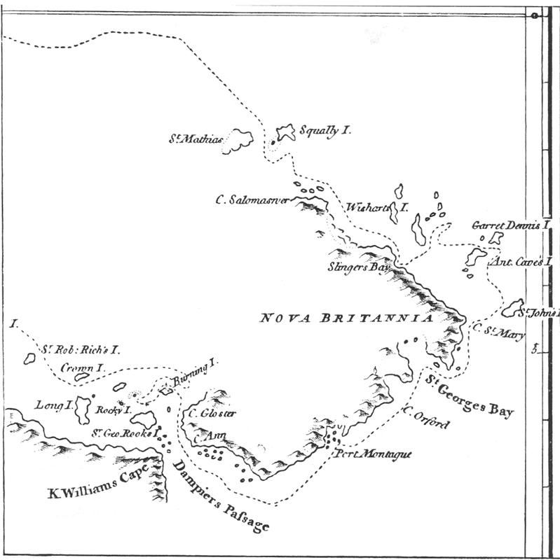 Dampiers Map