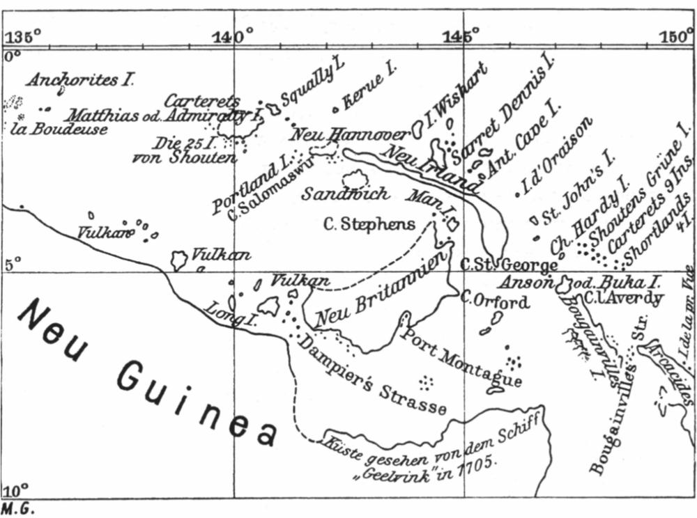 New Guinea Map.